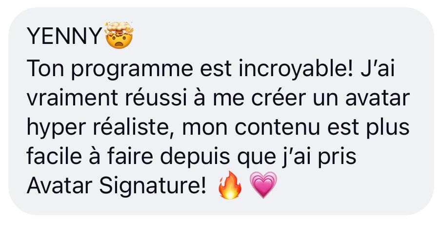 Démonstration d'un avatar IA en situation